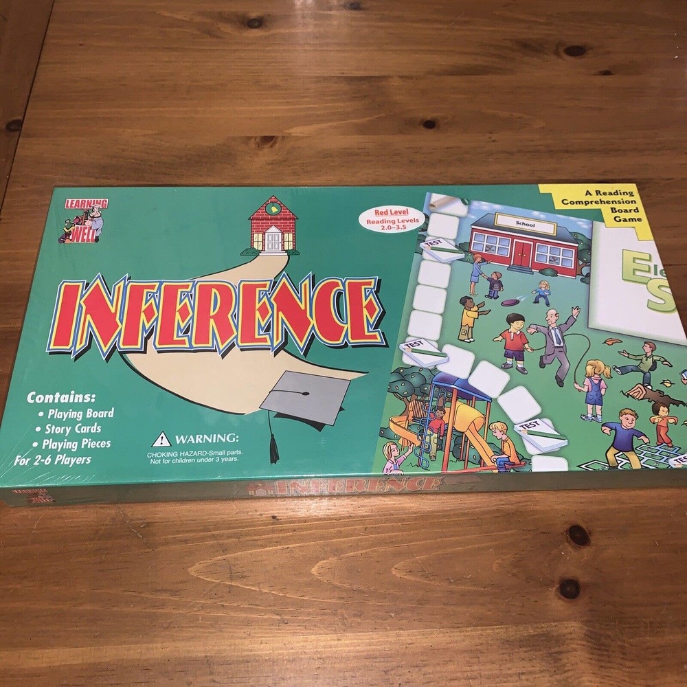 INFERENCE Reading Comprehension Red Level Educational Board Game New Sealed